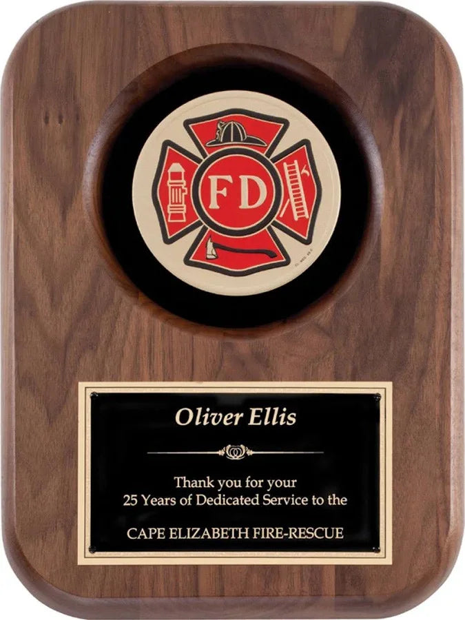 Laser Engravable Maltese Cross Plaque