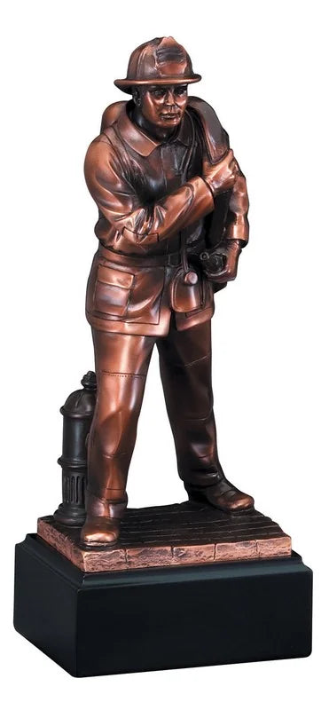 Engravable Fireman Sculpture